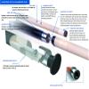 Champion Cerberus and Eros Series Heavy Hitter Jump Break Cue - 19-26 oz 3 Piece Pool Stick for Explosive Breaks and Effortless Jumps (TF-3 Blue, 25oz) view 3