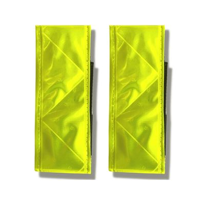 Vincita High Visibility Reflective Bands (Pair)  Adjustable Ankle Straps for Cycling, Running & Walking  Trouser Pant Guard & MOLLE Backpack Compatible Safety Gear (Pair of 2)