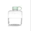 ALLKELR Portable Flat Water Bottle, BPA Free Tritan Plastic Travel Water Bottle for Camping, Fitness, Outdoor Sports, Fits Purse and Pocket (Green, 12.2 oz) view 1