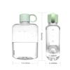 ALLKELR Portable Flat Water Bottle, BPA Free Tritan Plastic Travel Water Bottle for Camping, Fitness, Outdoor Sports, Fits Purse and Pocket (Green, 12.2 oz) view 2