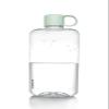 ALLKELR Portable Flat Water Bottle, BPA Free Tritan Plastic Travel Water Bottle for Camping, Fitness, Outdoor Sports, Fits Purse and Pocket (Green, 16.9 oz) view 1