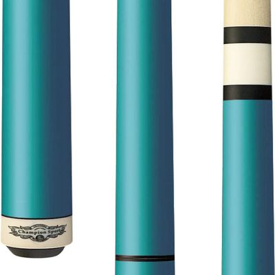 Champion Cerberus and Eros Series Heavy Hitter Jump Break Cue - 19-26 oz 3 Piece Pool Stick for Explosive Breaks and Effortless Jumps (TF-5 Turquoise, 21oz)