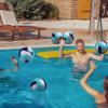 Wettarn 12 Pcs Official Size 5 Volleyballs Bulk Soft Recreational Volleyballs with Pump Regulation Size for Beginner Indoor Outdoor Beach Gym Pool Sand Sport(Navy, Sky Blue, Silver) view 4