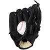apott Black Baseball Glove 10.5IN Softball Gloves Softball Practice Equipment for Adult and Youth, Left Hand Throw view 4