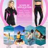GoldFin Women Wetsuit Top & Pants, 2mm Neoprene Wetsuit Jacket and Pants for Water Sports Diving Surfing Swimming in Cold Water (Tops 3XL, Pants 3XL) view 2