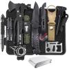 Gifts for Men Fathers Day Dad Husband Boyfriend Him, Survival Kits, 14 in 1 Survival Gear Camping Essentials Cool Gadgets for Camping Hiking Wilderness Adventures and Disaster Preparedness view 1
