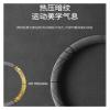 FUERU Car Steering Wheel Cover Set Car Steering Wheel Cover 14.5-15 Inches Genuine Leather Breathable Sweat-Absorbing Car Interior (Color : 4#) view 2