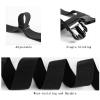 4Pcs Luggage Straps for Suitcase Travel Accessories TSA Approved, 80In Long Belts to Keep Your Suitcase Secure, Adjustable Bag Straps with Quick-Release Buckle for Travel Bag Closure, Black view 2