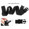 4Pcs Luggage Straps for Suitcase Travel Accessories TSA Approved, 80In Long Belts to Keep Your Suitcase Secure, Adjustable Bag Straps with Quick-Release Buckle for Travel Bag Closure, Black view 3