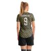 ORKY Custom Women Soccer Jersey, US Futbol Shirt Short Set, Personalize Name Team Sport Outfit(Black 2XS) view 2