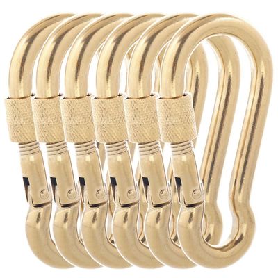 SEPWIK Carabiner Clips, 316 Stainless Steel Carabiner Clip, Heavy Duty Carabiner Hooks, Keychain Carabiners, Multi-Purpose Spring Snap Hook for Dog Leash, Outdoor Camping, Swing, Hammock