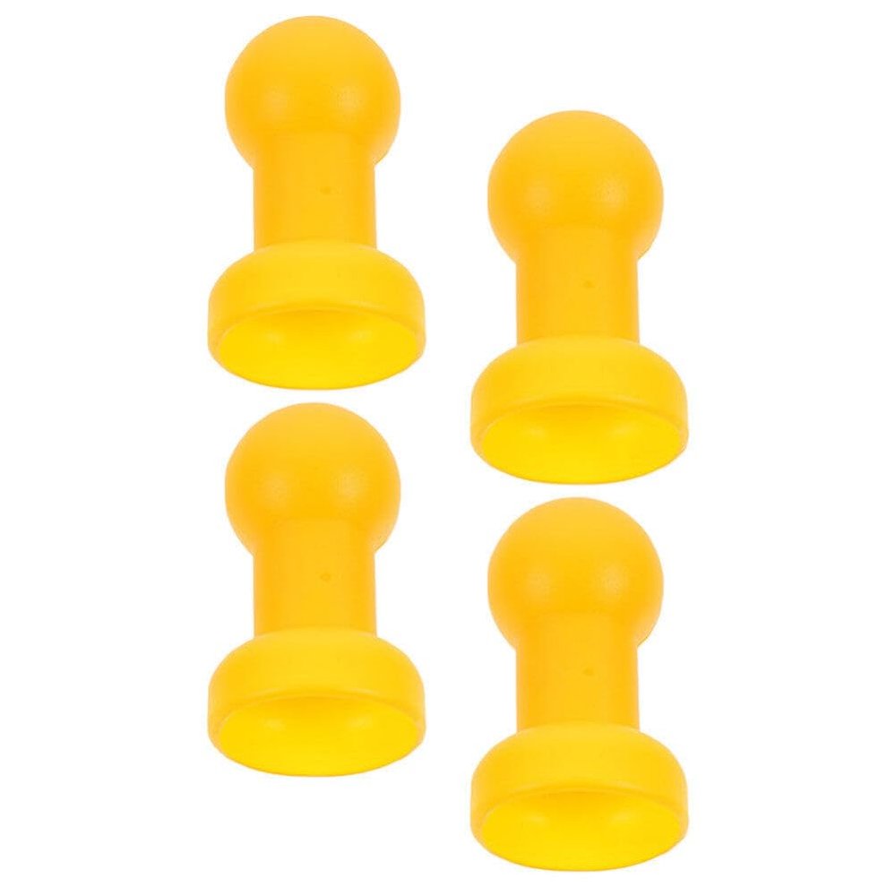 LIFKOME 4pcs Trampoline Pole Caps Professional Rod Covers for Trampoline Installation Heavy-Duty Easy to Install Suitable