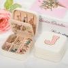 CHMI White Jewelry Box, Travel Jewelry Organizer, Women Girls Gifts - Initial Y view 4