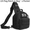 ATBP Small Tactical Sling Bag for Men with Holster Military EDC Shoulder Bag CCW Crossbody Bag 7 Liters view 2