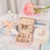 CHMI Travel Jewelry Case, White Jewelry Box, Jewelry Organizer - Travel Gifts for Women & Girls, Birthday & Christmas Gifts - Initial X view 3