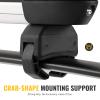 BougeRV Lockable Ski & Snowboard Racks, Extension with Sliding Feature, 28'' Fits 6 Pairs Skis or 4 Snowboards, Crab Mounting System Fits for Square/Aero/Oval Cross Bars (Silver) view 3