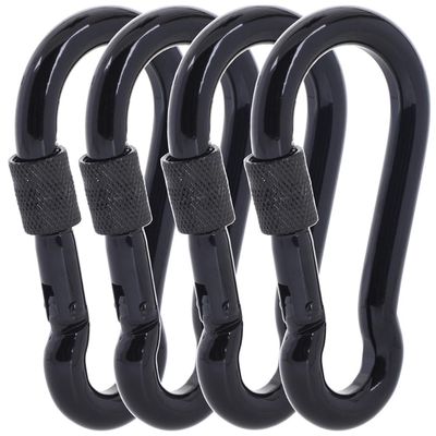 SEPWIK Carabiner Clips, 316 Stainless Steel Carabiner Clip, Heavy Duty Carabiner Hooks, Keychain Carabiners, Multi-Purpose Spring Snap Hook for Dog Leash, Outdoor Camping, Swing, Hammock