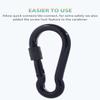 SEPWIK Carabiner Clips, 316 Stainless Steel Carabiner Clip, Heavy Duty Carabiner Hooks, Keychain Carabiners, Multi-Purpose Spring Snap Hook for Dog Leash, Outdoor Camping, Swing, Hammock view 2