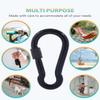 SEPWIK Carabiner Clips, 316 Stainless Steel Carabiner Clip, Heavy Duty Carabiner Hooks, Keychain Carabiners, Multi-Purpose Spring Snap Hook for Dog Leash, Outdoor Camping, Swing, Hammock view 4