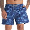 APTRO Men's Swim Trunks with Compression Liner 5 Inch Bathing Suit Beach Swimsuits #C267 2X view 2