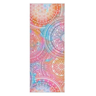 Oriental Mandalas Hippie Kaleidoscope Yoga Towel,Hot Yoga Mat Towel - Sweat Absorbent Non-Slip Yoga Towel for Hot Yoga Pilates Gym Workout 73x27inch