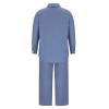 Women's Cotton Linen Two Piece Work Suits Summer Ladies Oversized Tops and Pants Sets Dressy Casual Solid Outfits view 2