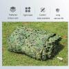 ACHZYFT Camouflage Net,Camping Party Decoration Camo Net,2mx3m 3mx3m 4mx5m 7mx10m 8mx10m Camo Netting Oxford Fabric Shade Net Hunting Shooting Army for Camping Hide,Green(Size:10mX10m) view 2