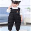 Baby Toddlers Snow Bib Overalls Snowsuit Winter Warm Down Pants Thicken indproof Ski Pants (Black, 2-3 Years) view 3