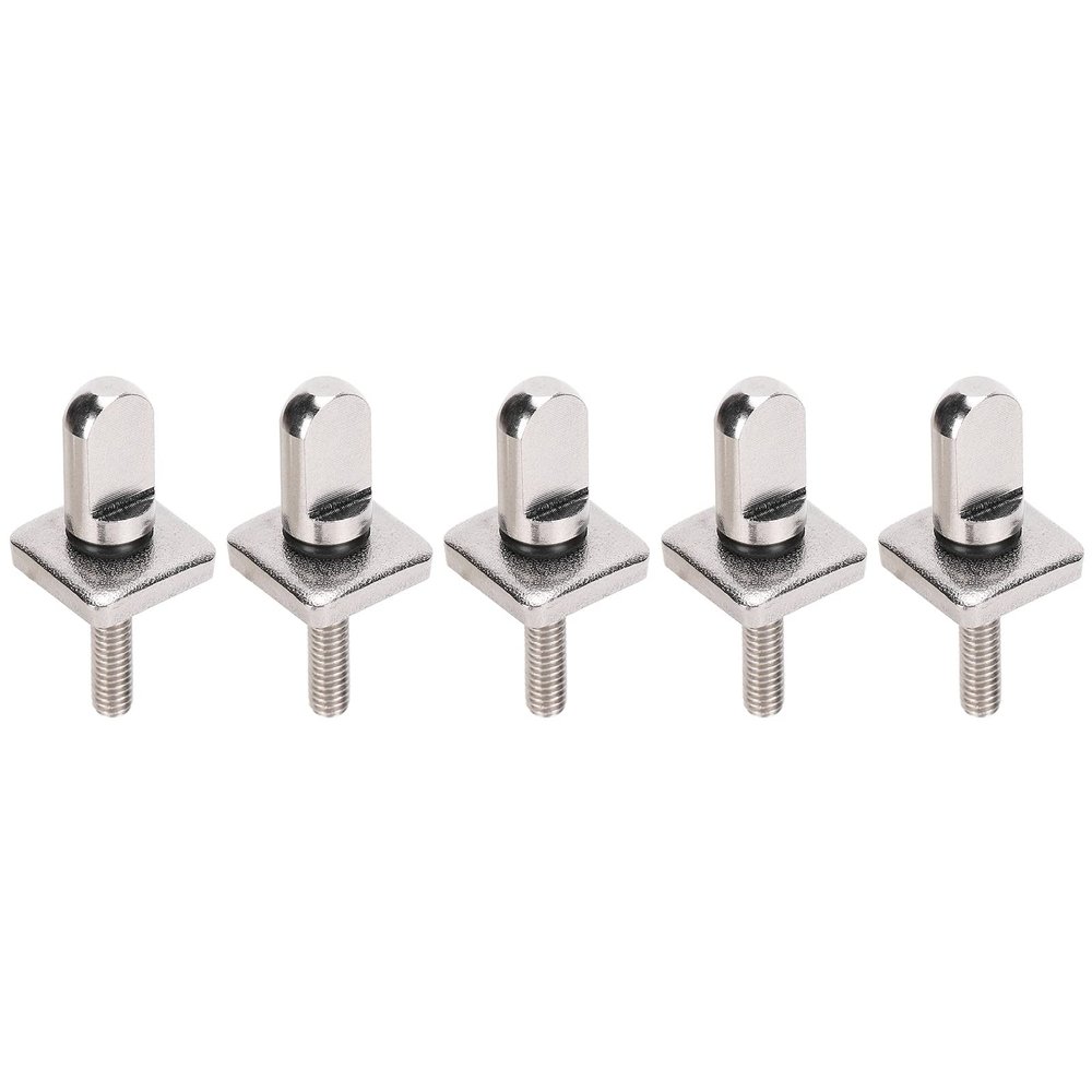 Miskall Smart Screw, 5Pcs Fin Screw, Fin Screw Kit, 316 Stainless Steel Accessory Tool Set Kit for Surfboard Paddle Board