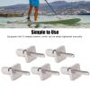 Miskall Smart Screw, 5Pcs Fin Screw, Fin Screw Kit, 316 Stainless Steel Accessory Tool Set Kit for Surfboard Paddle Board view 4