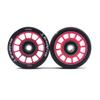 B BREAKFREE 8 Pack 90A Roller Skate Wheels 59mm x 38mm for Indoor Outdoor Skating With Bearings and Mounting Tools- High Rebound Smooth Roll for Quad Skates (pink) view 3