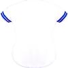 DIGITMON Women's Baseball Softball Jersey Button Down Premium Two-Stripe Sleeve Shirts Uniform WHITEROYAL2, 2X-Large view 2