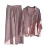 Women's Cotton Linen Two Piece Work Suits Summer Ladies Oversized Tops and Pants Sets Dressy Casual Solid Outfits view 1
