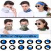 6 Pack Cooling Neck Gaiter for Men Women Sun Protection Summer Bandana Face Scarf Mask Hiking Fishing Cycling Square view 3