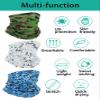 6 Pack Cooling Neck Gaiter for Men Women Sun Protection Summer Bandana Face Scarf Mask Hiking Fishing Cycling Square view 4