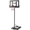 DRINCOSH Basketball Hoop, Portable Basketball Hoop Outdoor, Adjustable Height 4.3-10ft Basketball Goal, 44In Backboard Outdoor Basketball Hoops Goal System view 1