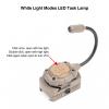 NECARL Tactical Helmet Light with Low/High White LED Task Lamp, Survival Signal Light with 4 Mount Accessories for Fast Mich Helmet Molle System 20mm Picatinny Rail for Outdoor Sports view 2