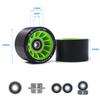 B BREAKFREE 8 Pack 90A Roller Skate Wheels 59mm x 38mm for Indoor Outdoor Skating With Bearings and Mounting Tools- High Rebound Smooth Roll for Quad Skates (green) view 4