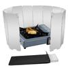 12 Plates Aluminum Stove Windshield with Drawstring Bag view 1