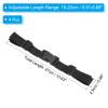 PATIKIL Backpack Chest Strap, 4 Pack Polyester Webbing Adjustable Replacement Strap with Quick-Release Buckle for Bag Outdoor Hiking Cycling, Black view 2
