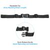 PATIKIL Backpack Chest Strap, 4 Pack Polyester Webbing Adjustable Replacement Strap with Quick-Release Buckle for Bag Outdoor Hiking Cycling, Black view 4