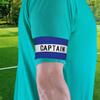 JRINYE Unisex Sport Captain Armband, Adjustable Captain's Armband for Soccer Training Adults & Youths Elastic Captain Arm Band Soccer Sports Accessories - (One Size, Blue) view 4