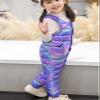 Toddler Snow Pants Baby Boy Winter Warm Clothes Snowsuit Girl Overalls Ski Pants (Purple, 4-5 Years) view 2