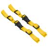 PATIKIL Backpack Belt Strap, 2 Pack Nylon Webbing Adjustable Replacement Waist Strap with Quick-Release Buckle for Pack Backpack Luggage Bags, Yellow view 1