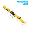 PATIKIL Backpack Belt Strap, 2 Pack Nylon Webbing Adjustable Replacement Waist Strap with Quick-Release Buckle for Pack Backpack Luggage Bags, Yellow view 2