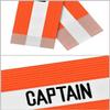 JRINYE Unisex Sport Captain Armband, Adjustable Captain's Armband for Soccer Training Adults & Youths Elastic Captain Arm Band Soccer Sports Accessories - (One Size, Orange) view 3