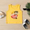 Layettes for Newborns Boy Kids Toddler Boys Girls Clothes Beach Casual Sleeveless Prints Vest (Yellow, 18-24 Months) view 3