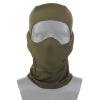 AOUTACC Balaclava Airsoft Mask, Style Airsoft Full Face Protective Mask,Silicone Masks for Airsoft/Cycling-Green view 1
