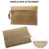 Qavctw Tactical Admin Pouch Bag with Hook and Loop Tool Storage Bag Snack Pouch Candy Bag Hanging Pouches Backpack Accessory Pouch view 3