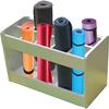 Katzowen White Large Capacity Wood Yoga Mat Storage Organizers Rack, Floor Standing Sturdy 10 Compartment Pilates Mats/Foam Roller Display Stand Holder, School Yoga Studio (Size : Medium) view 1